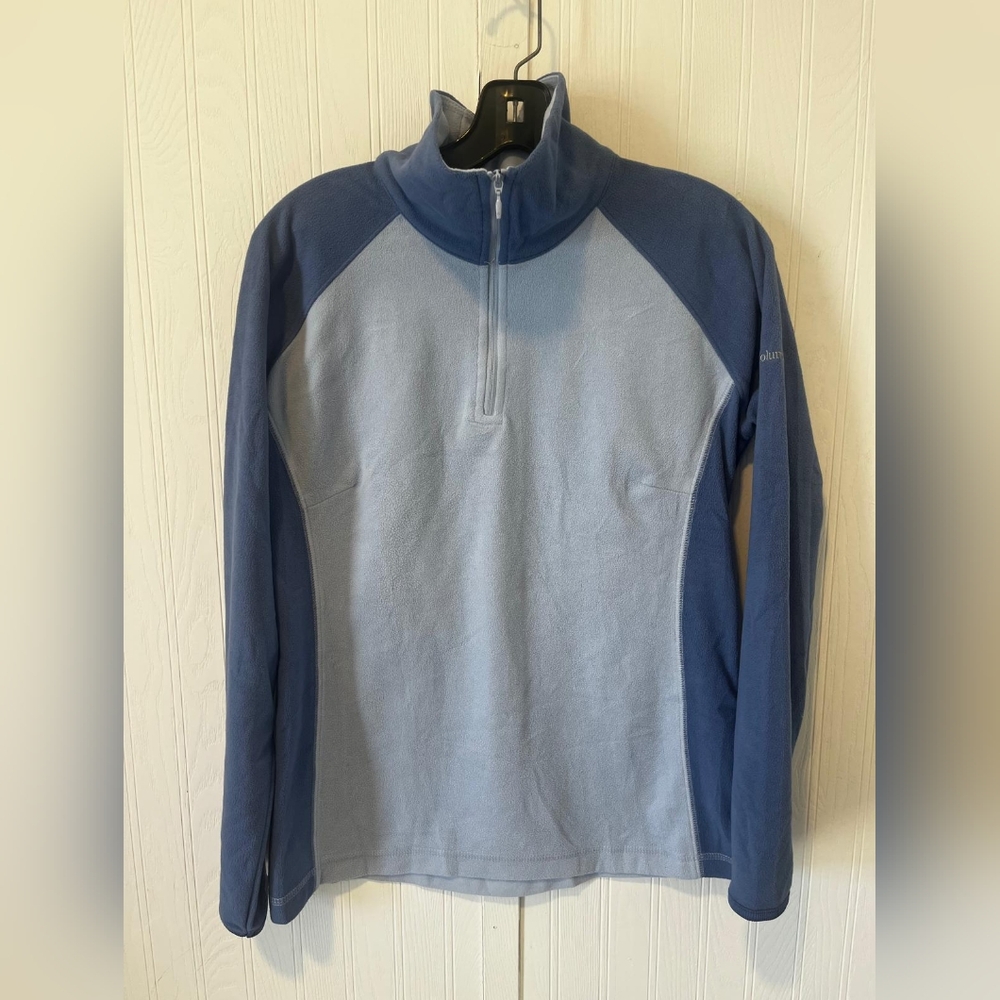 Columbia Fitted 1/4 Zip Fleece Pullover – Size L – Like New